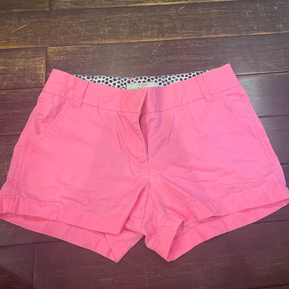 J.Crew Pink Broken in Chino Low Rise Short Size 4